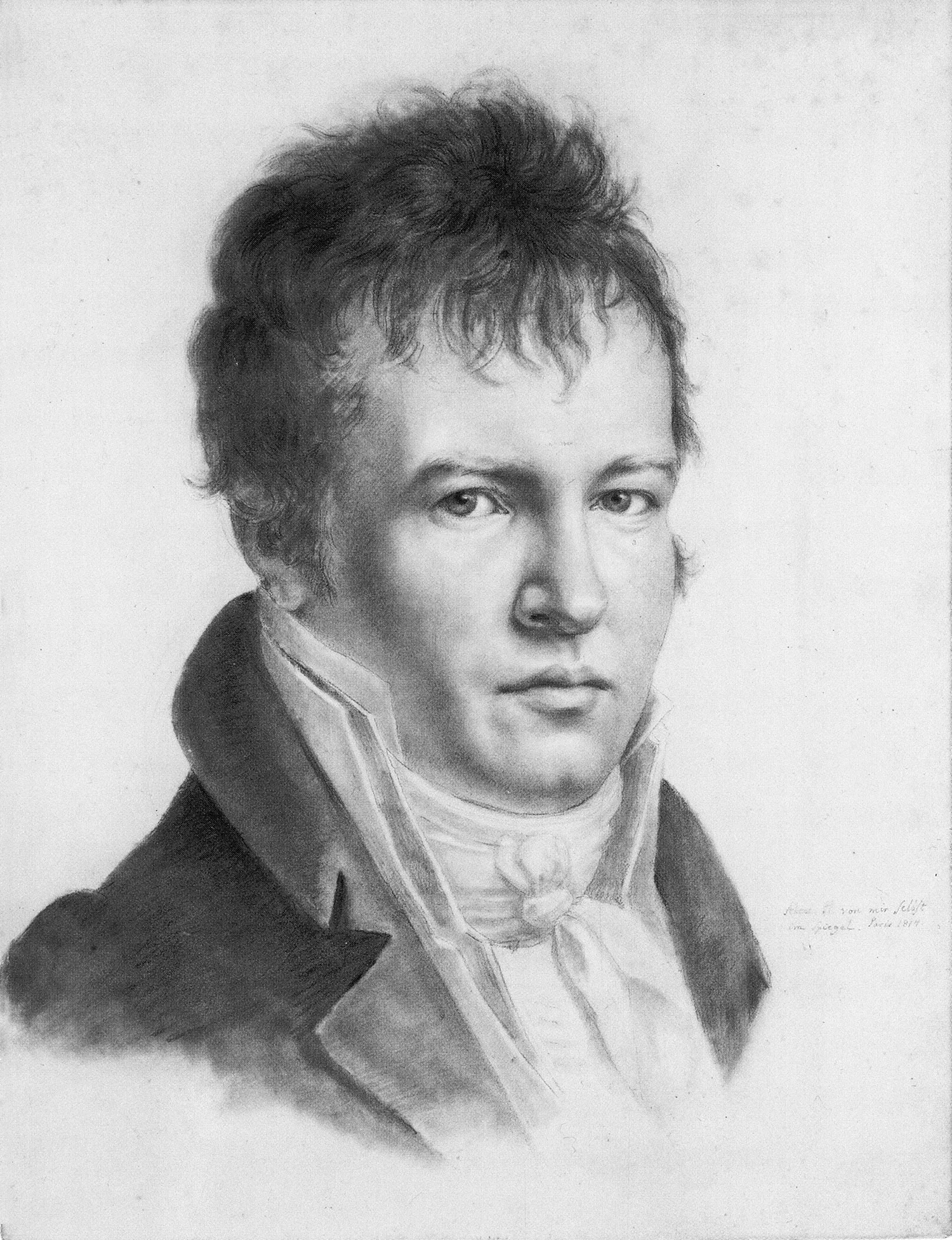 A portrait of Alexander von Humbolt.