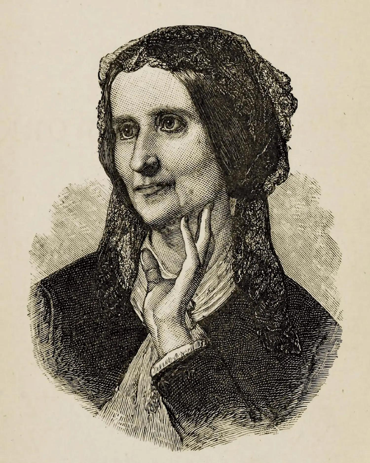 A portrait of Mary Gove Nichols.