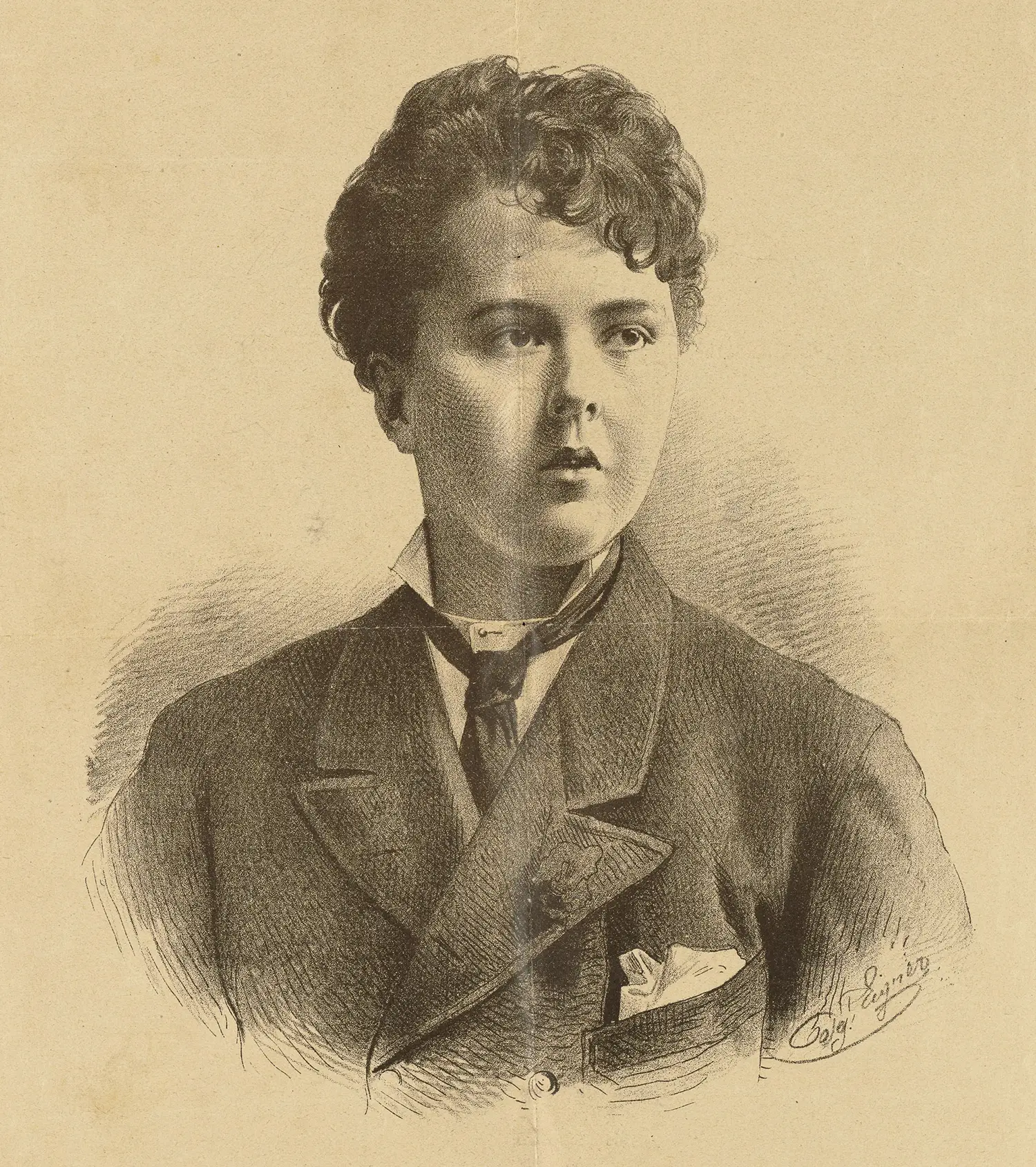 Portrait of Sándor Vay.