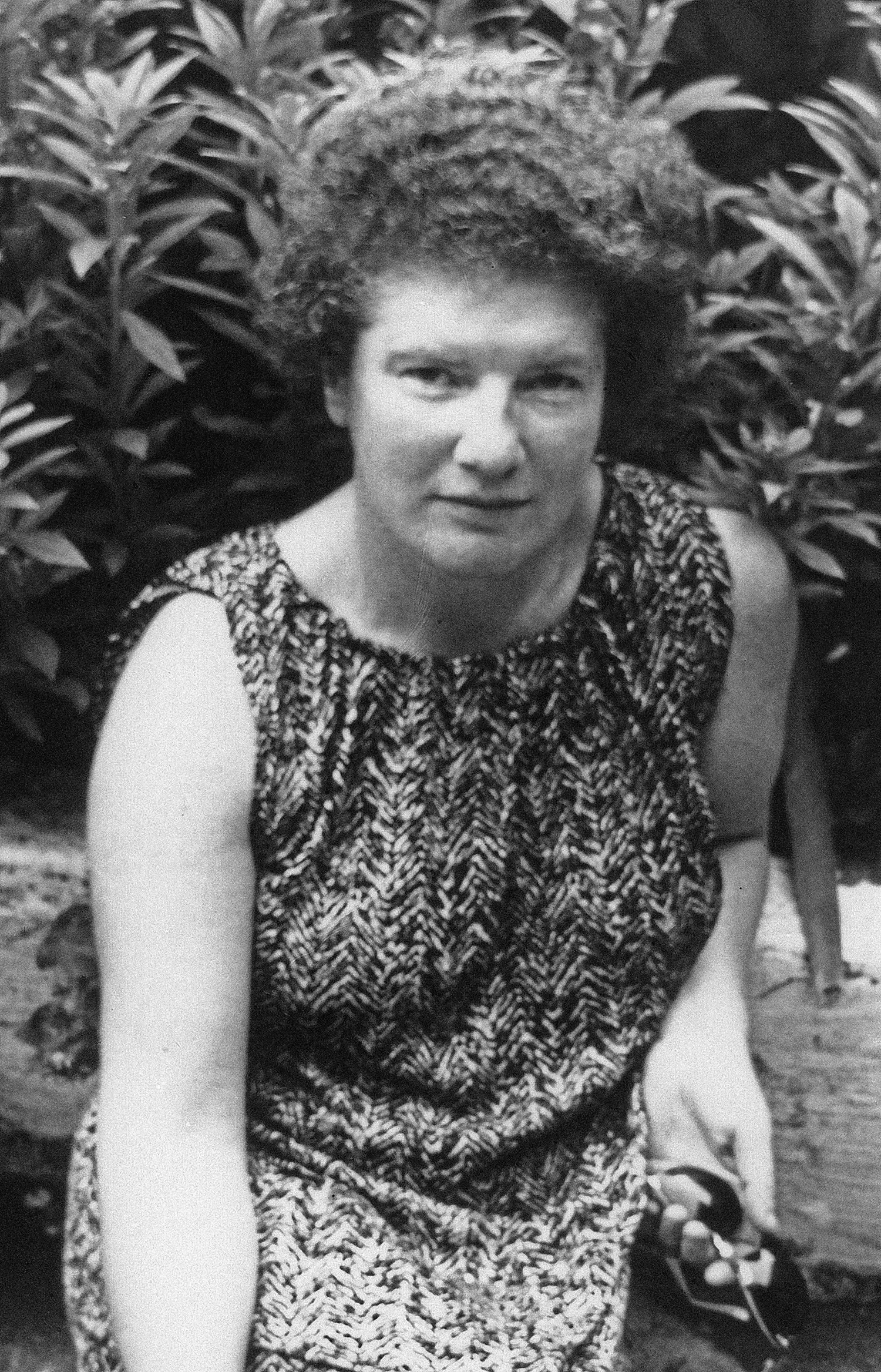 Portrait of a young Janet Frame.