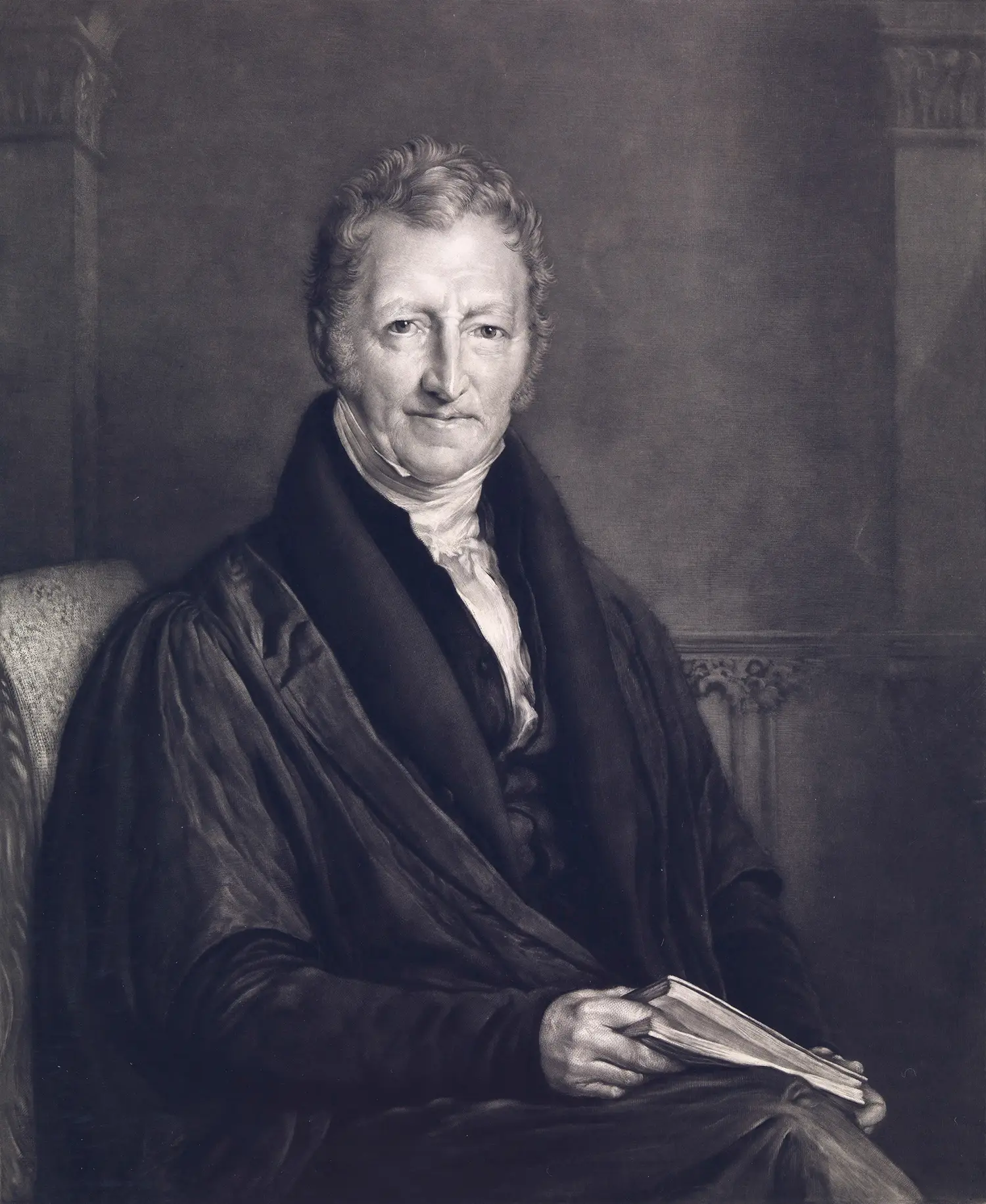 Portrait of Thomas Robert Malthus.